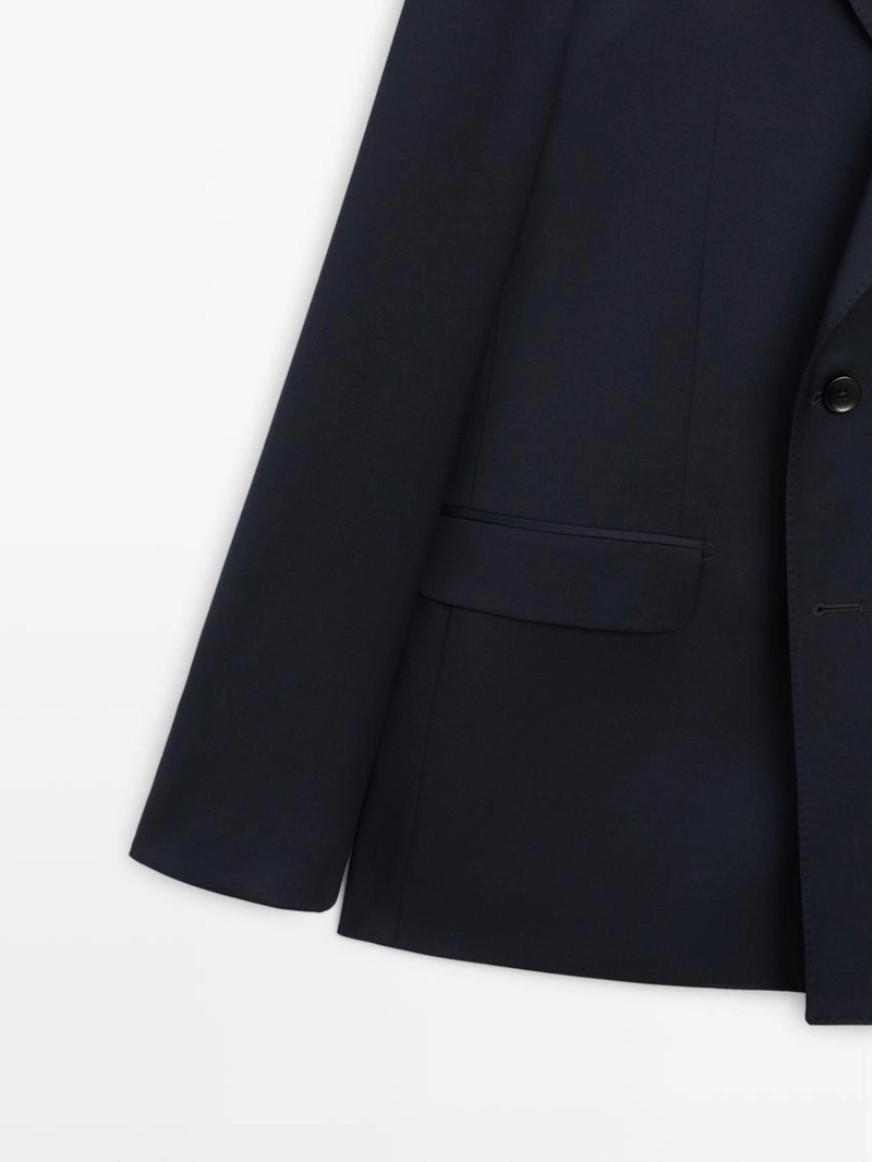 Пиджак из шерсти cool wool с двумя рядами пуговиц