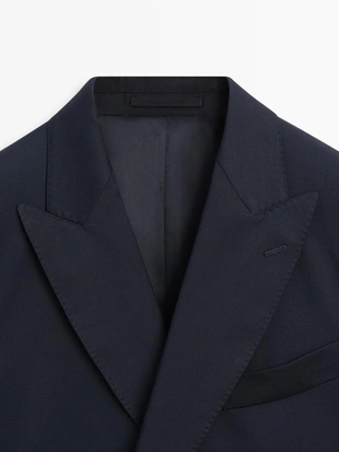 Пиджак из шерсти cool wool с двумя рядами пуговиц- Заказать в России