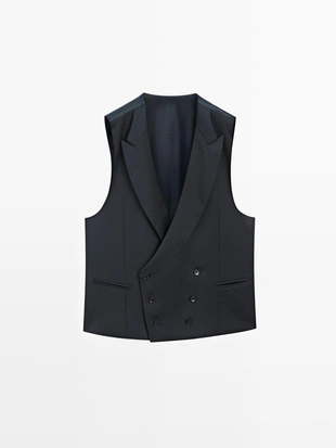 Жилет для костюма из кулирной шерсти- Заказать в России