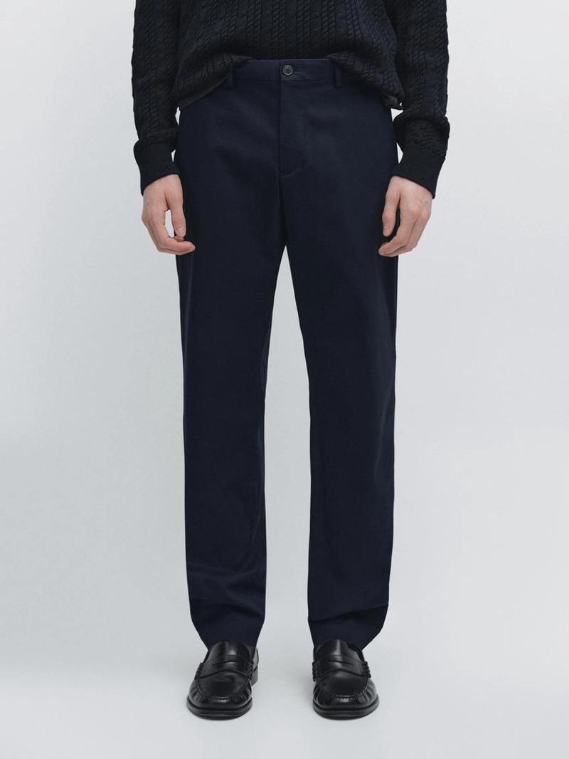 Брюки из хлопка slim fit