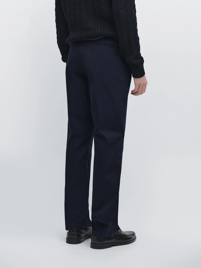 Брюки из хлопка slim fit