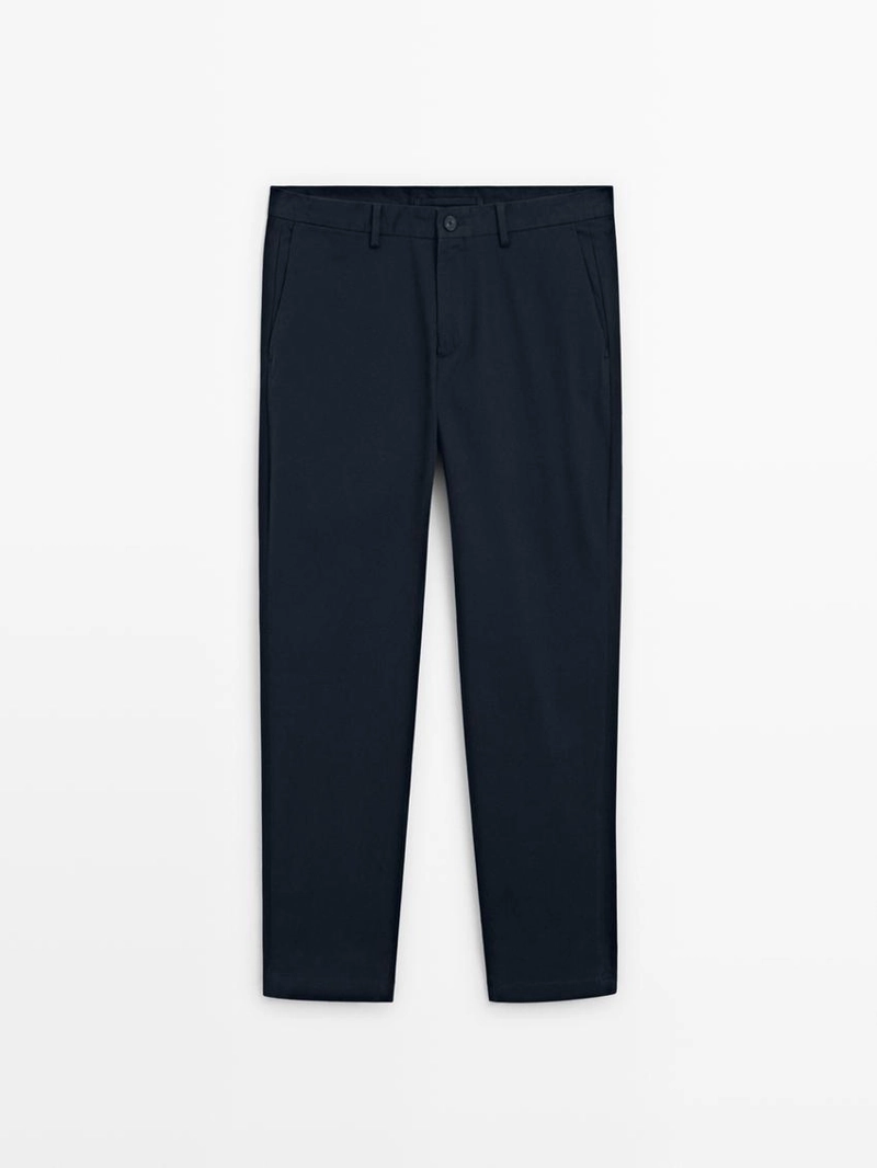 Брюки из хлопка slim fit
