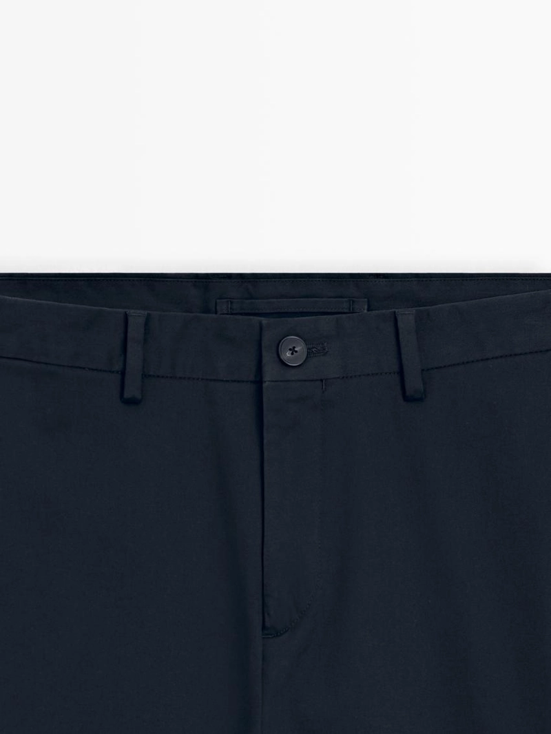 Брюки из хлопка slim fit