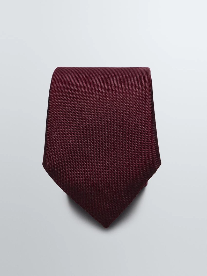Галстук из 100% шелка с текстурой
