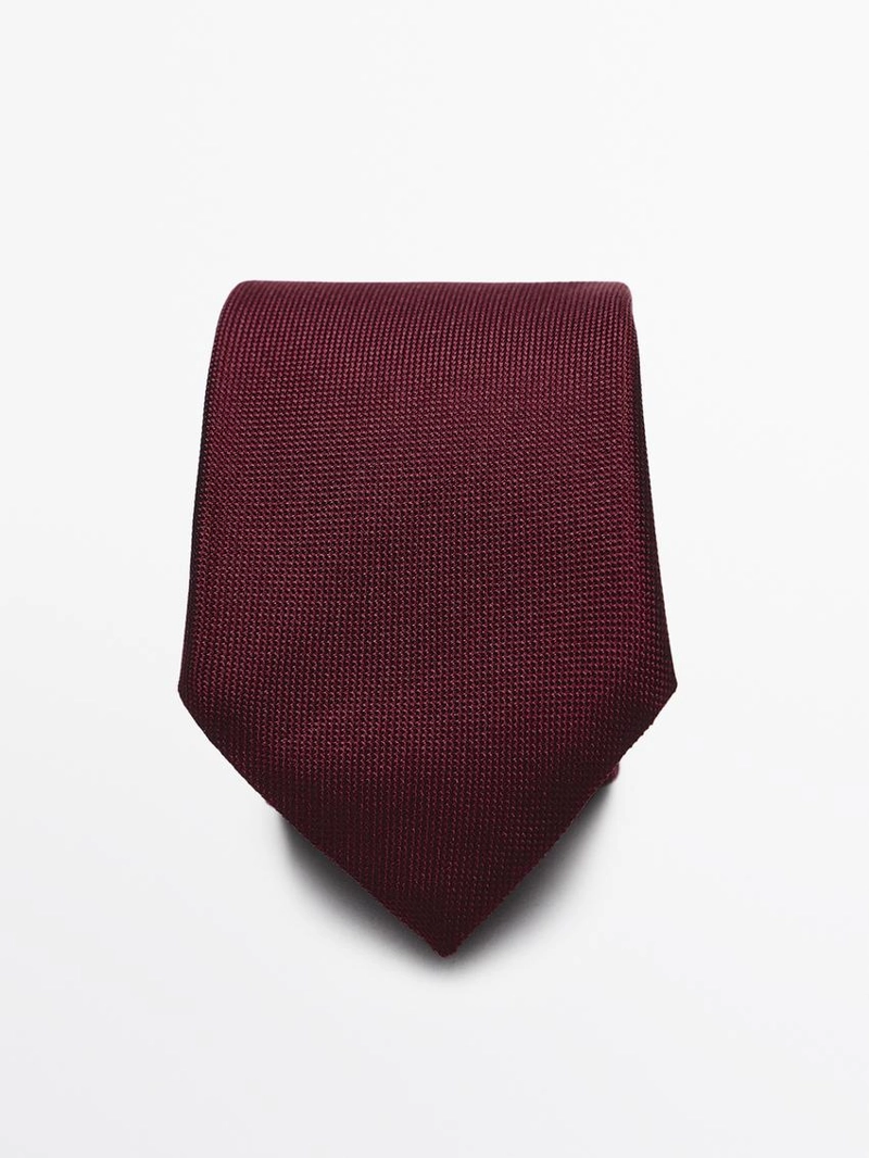 Галстук из 100% шелка с текстурой