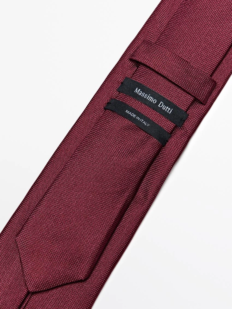 Галстук из 100% шелка с текстурой