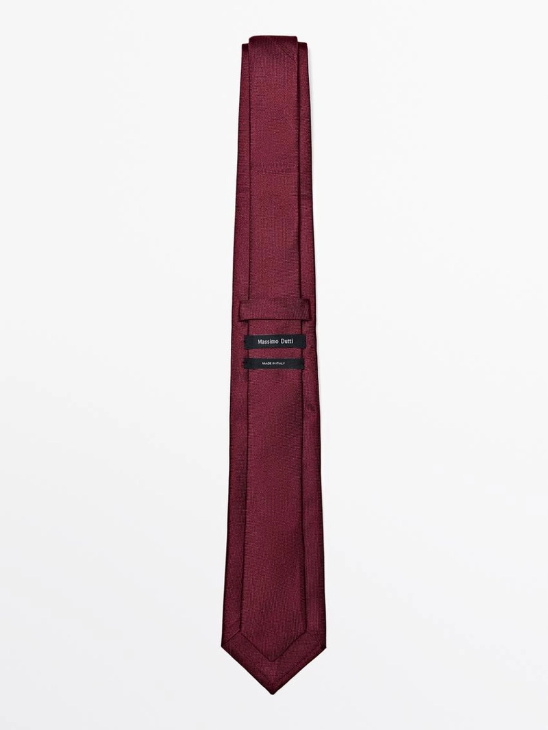 Галстук из 100% шелка с текстурой