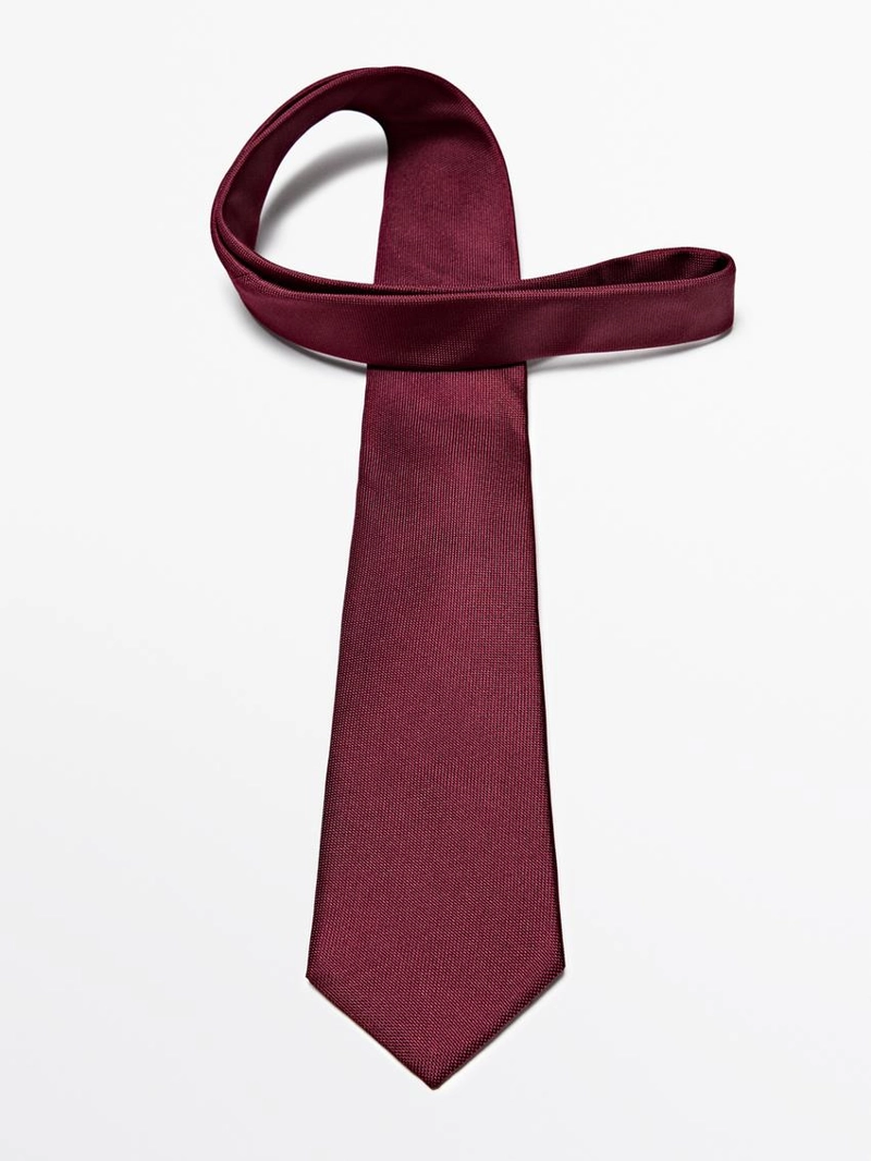 Галстук из 100% шелка с текстурой