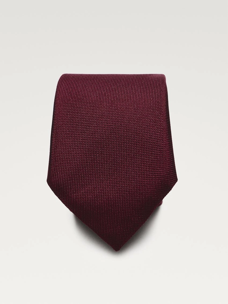 Галстук из 100% шелка с текстурой