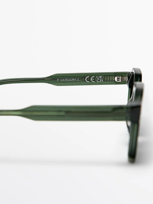 Геометрические солнцезащитные очки- Заказать в России