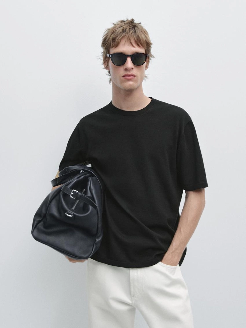 Футболка из хлопкового трикотажа