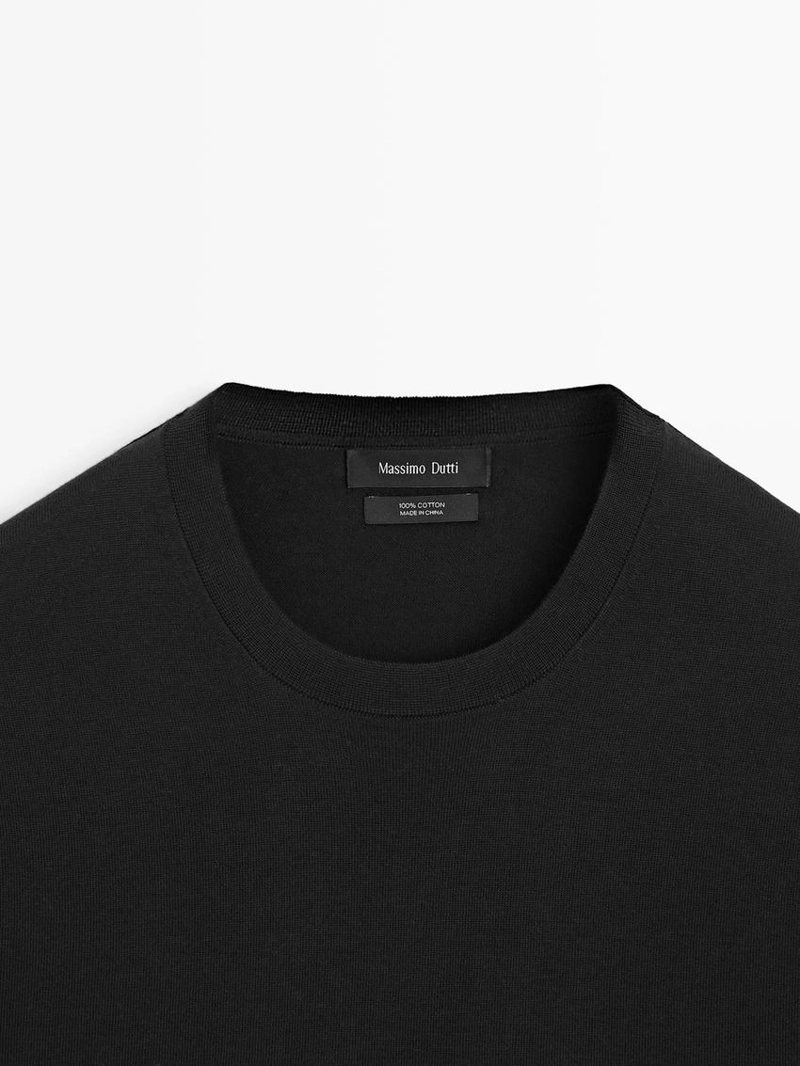 Футболка из хлопкового трикотажа