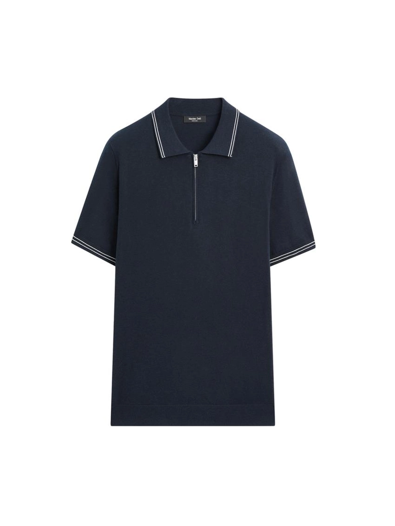 Вязанный свитр с воротником детализированным