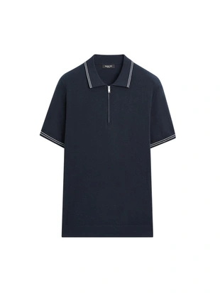 Вязанный свитр с воротником детализированным- Заказать в России