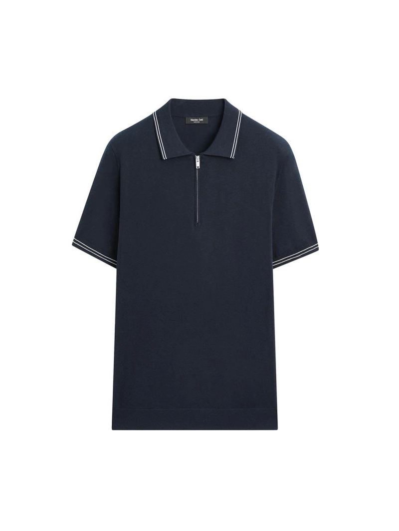 Вязанный свитр с воротником детализированным