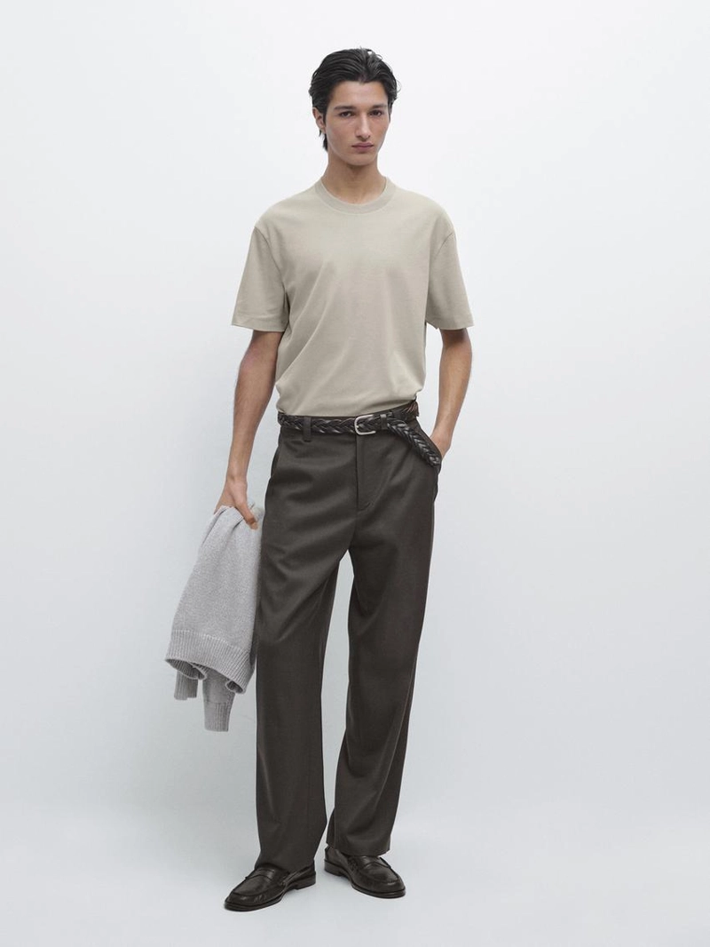 Футболка из 100% хлопка средней плотности