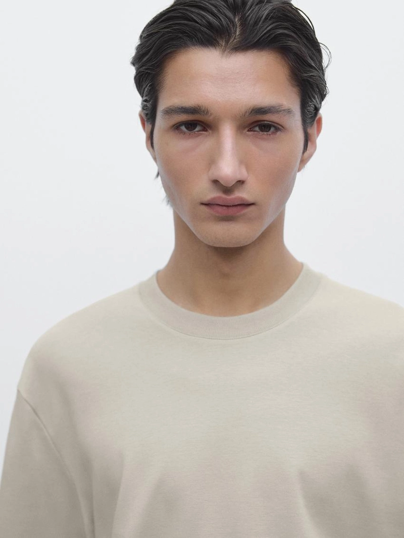 Футболка из 100% хлопка средней плотности