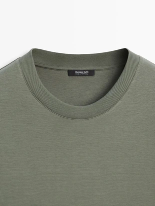 Футболка среднего веса из 100% хлопка- Заказать в России