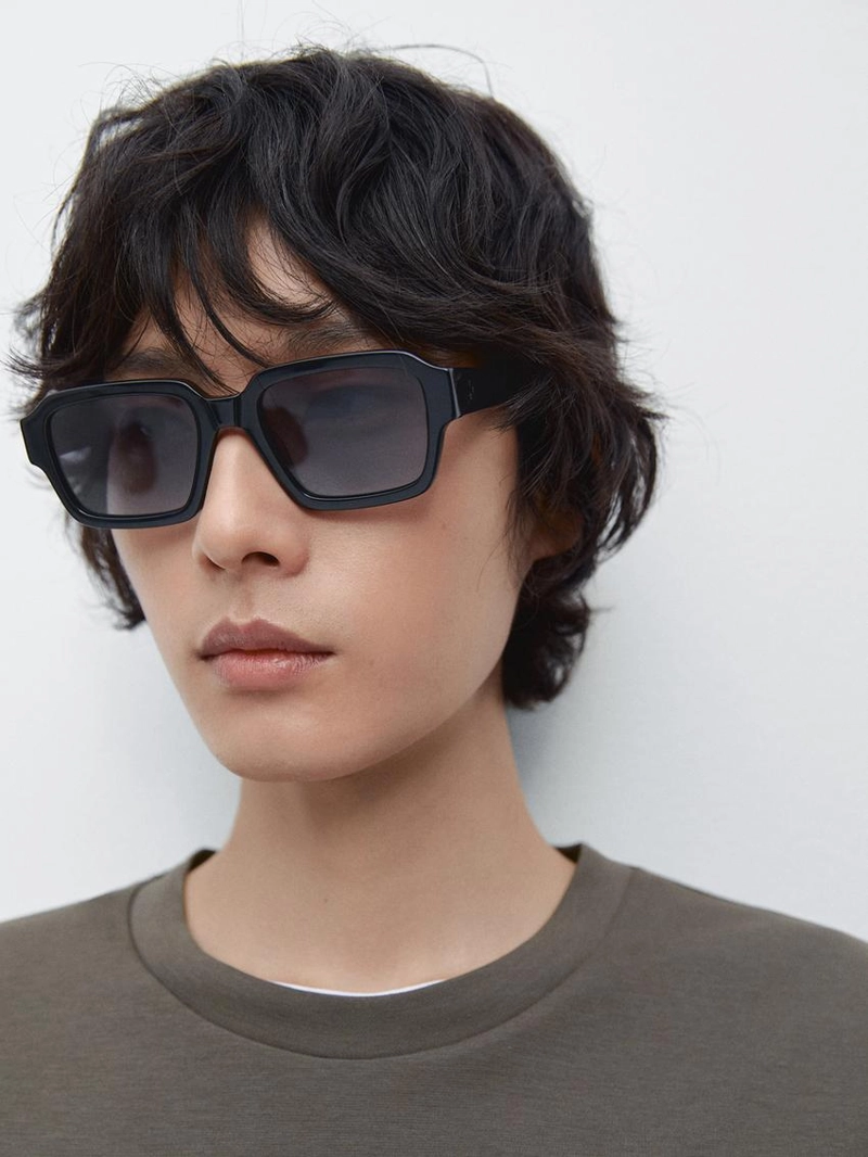 Футболка свободного кроя из хлопкового микса с коротким рукавом