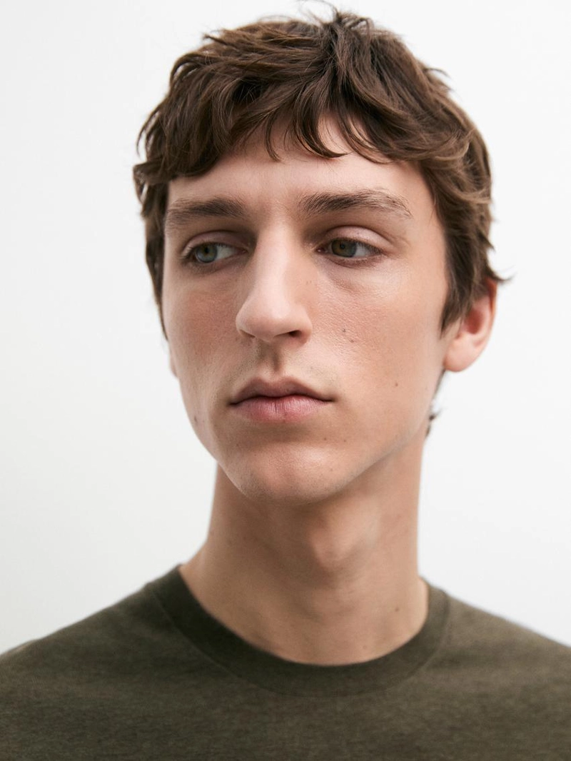 Трикотажная хлопковая футболка