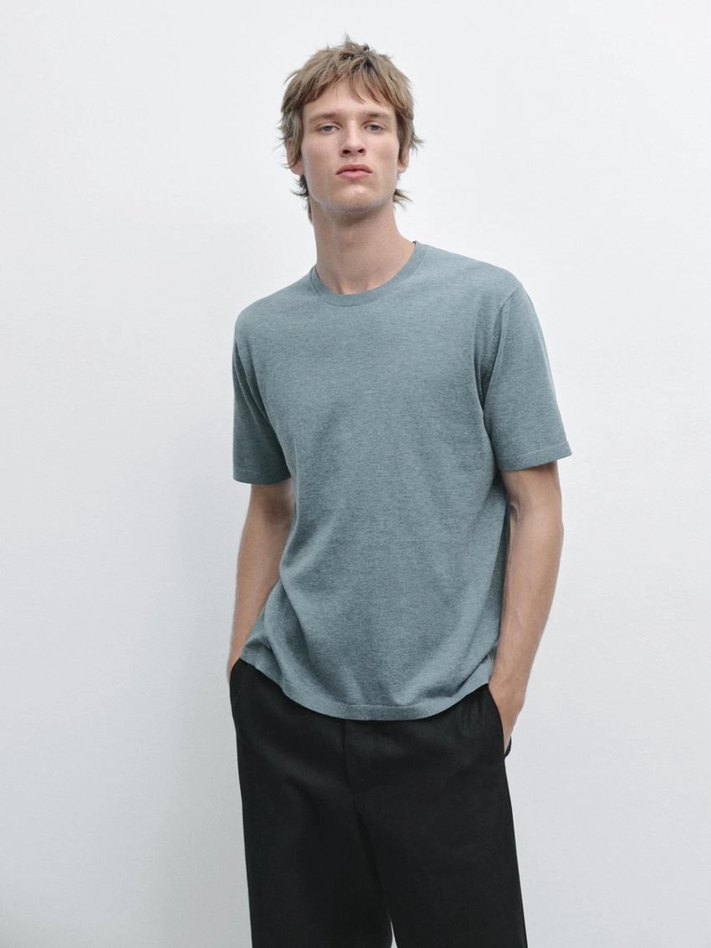 Футболка из хлопкового трикотажа