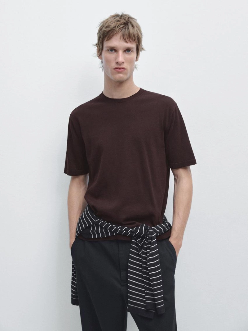 Футболка из хлопкового трикотажа