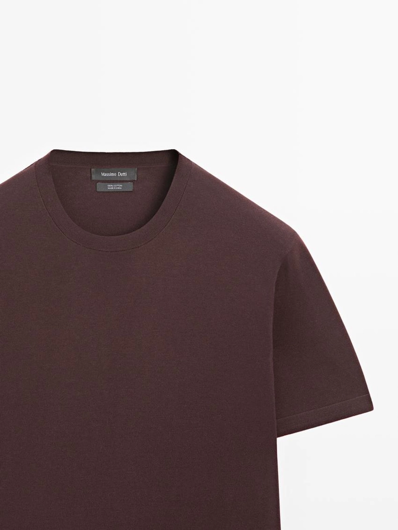 Футболка из хлопкового трикотажа