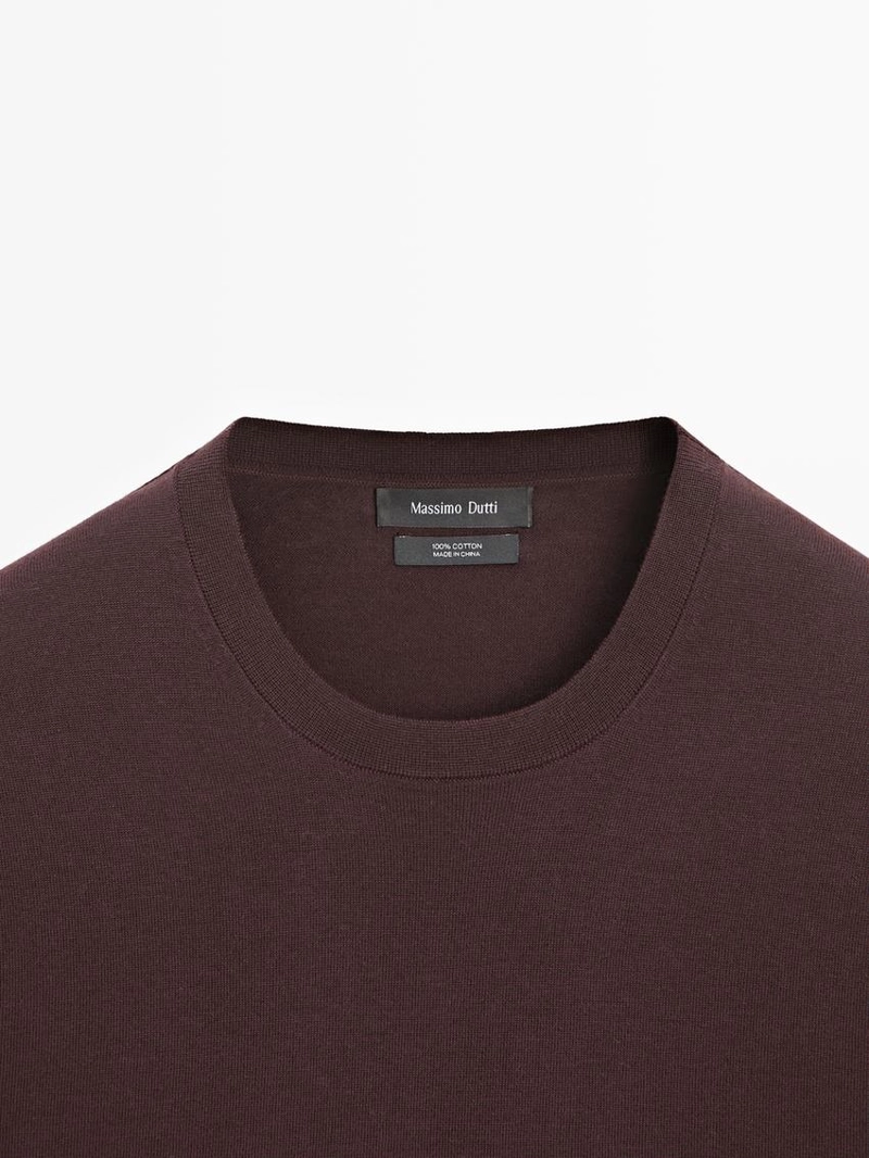 Футболка из хлопкового трикотажа