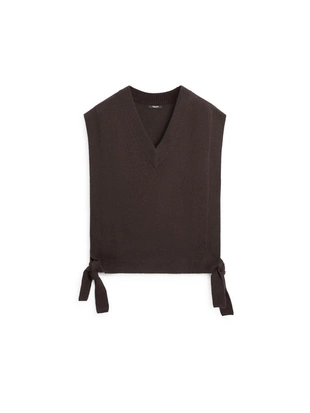 Бюстье с косой линией горловины и деталями завязок- Заказать в России