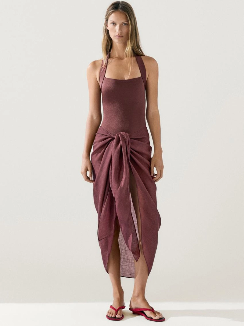 Юбка-парео из 100% рами