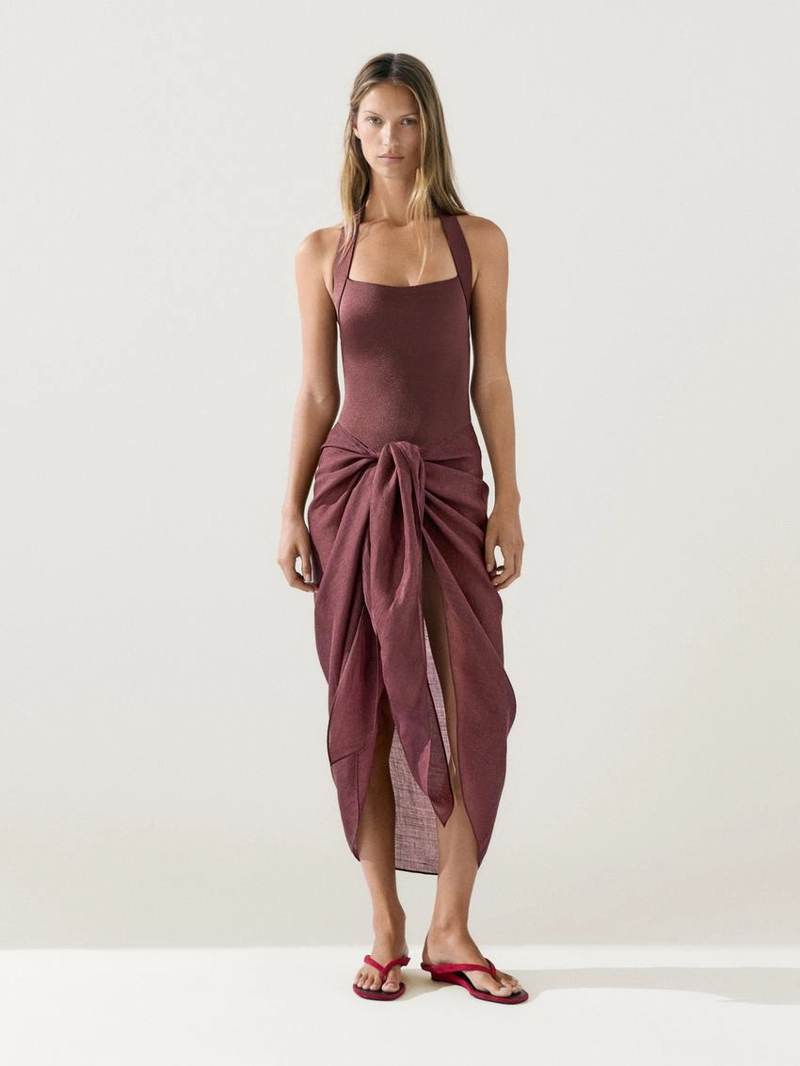 Юбка-парео из 100% рами