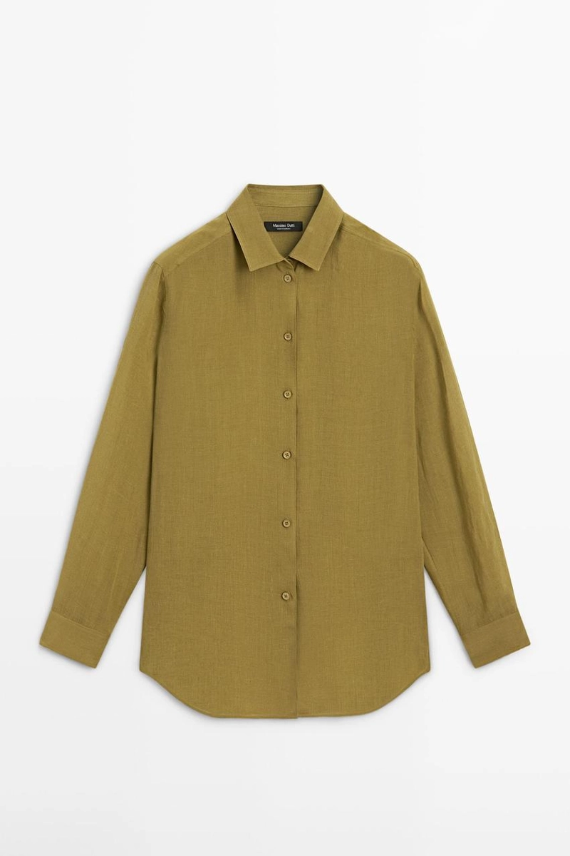 Рубашка с рубашечным воротником