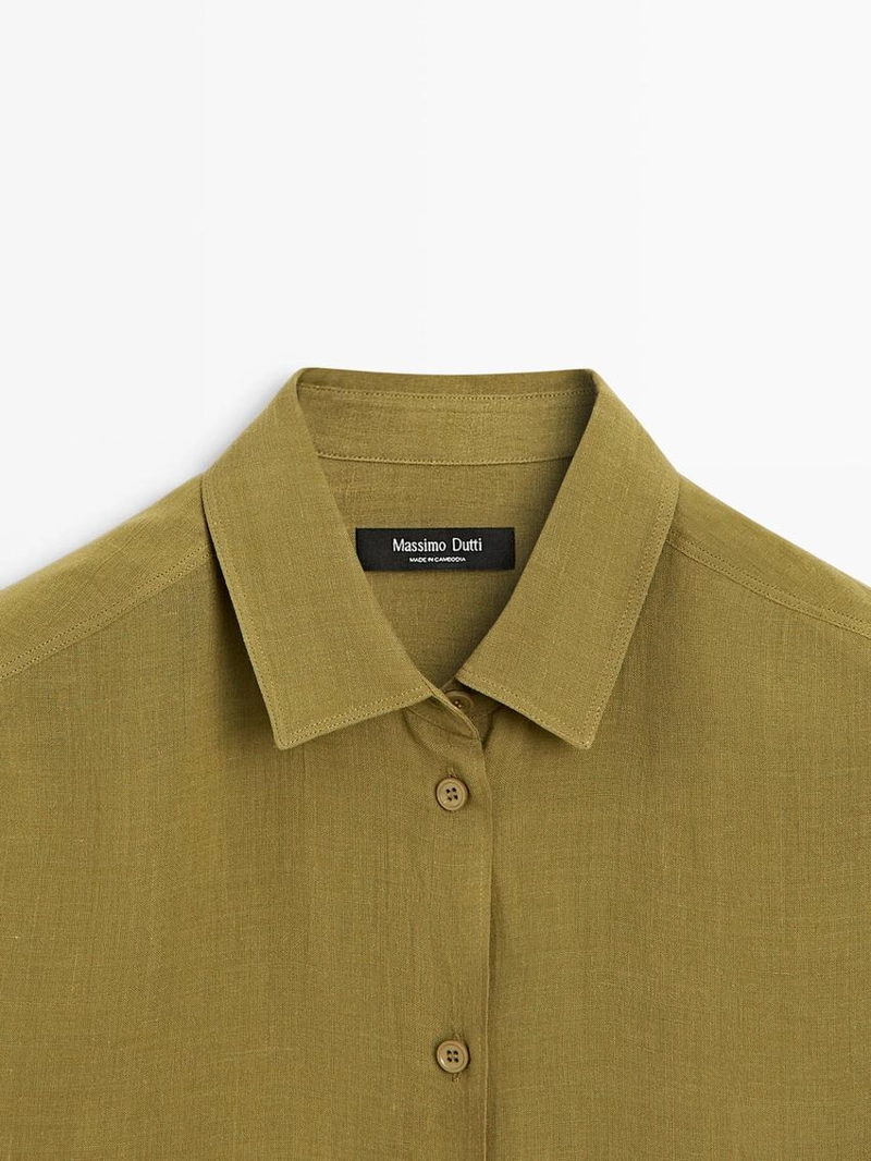 Рубашка с рубашечным воротником