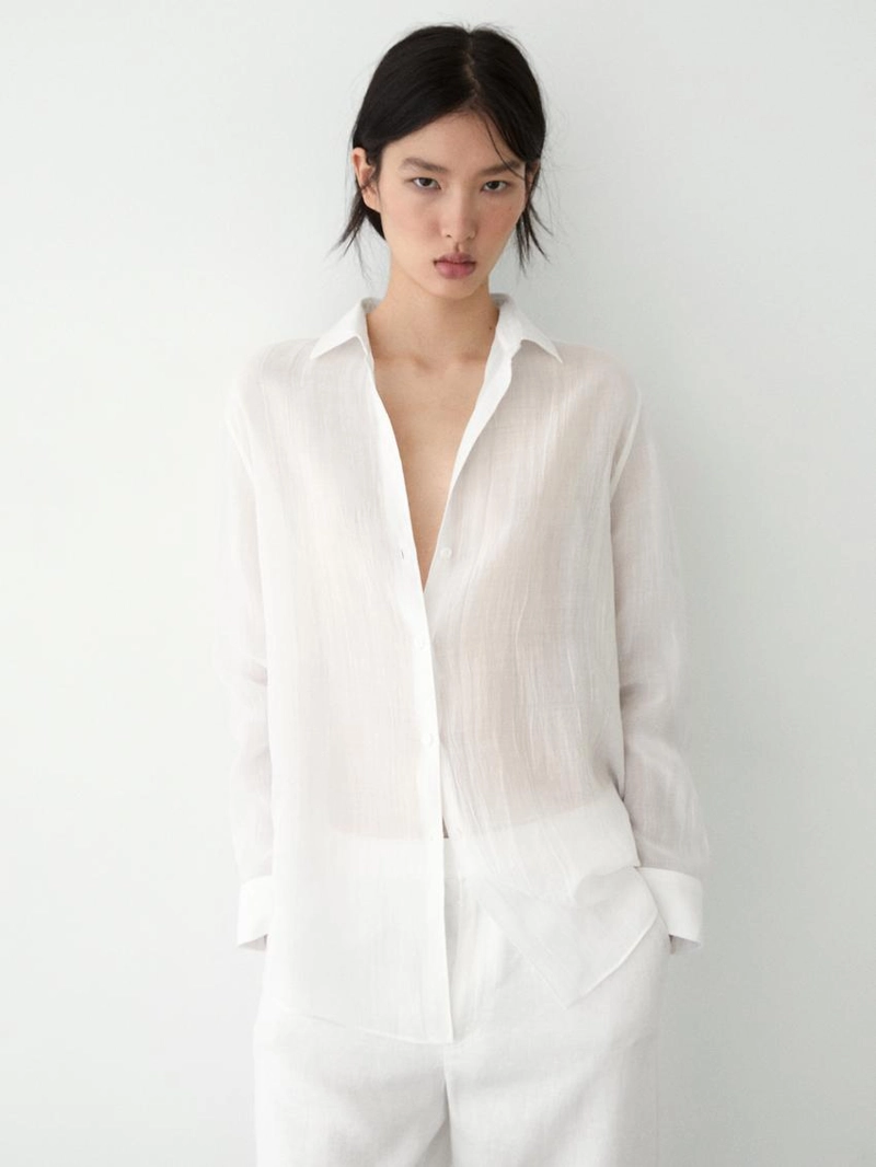 Рубашка с воротником