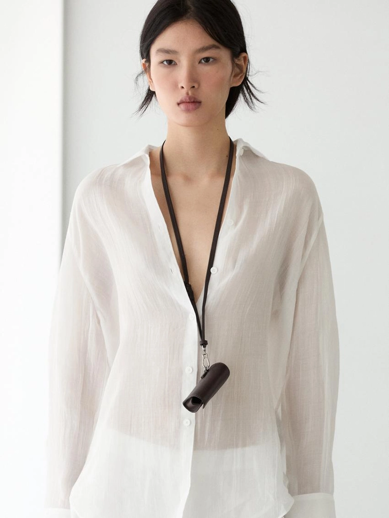 Рубашка с воротником