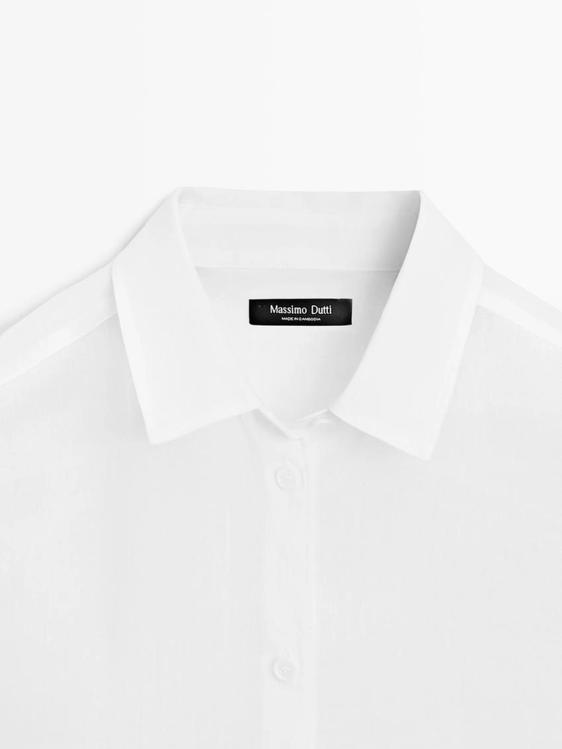 Рубашка с воротником