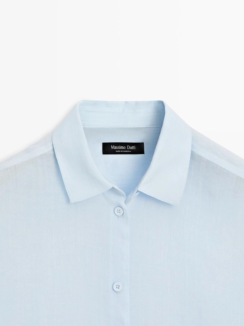 Рубашка с рубашечным воротником