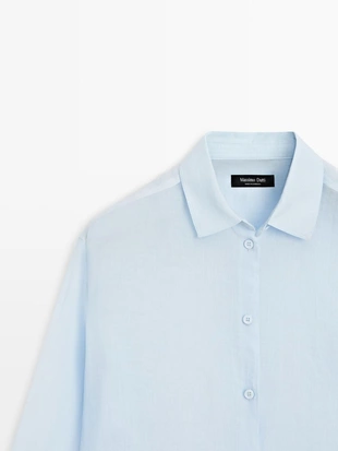 Рубашка с рубашечным воротником- Заказать в России