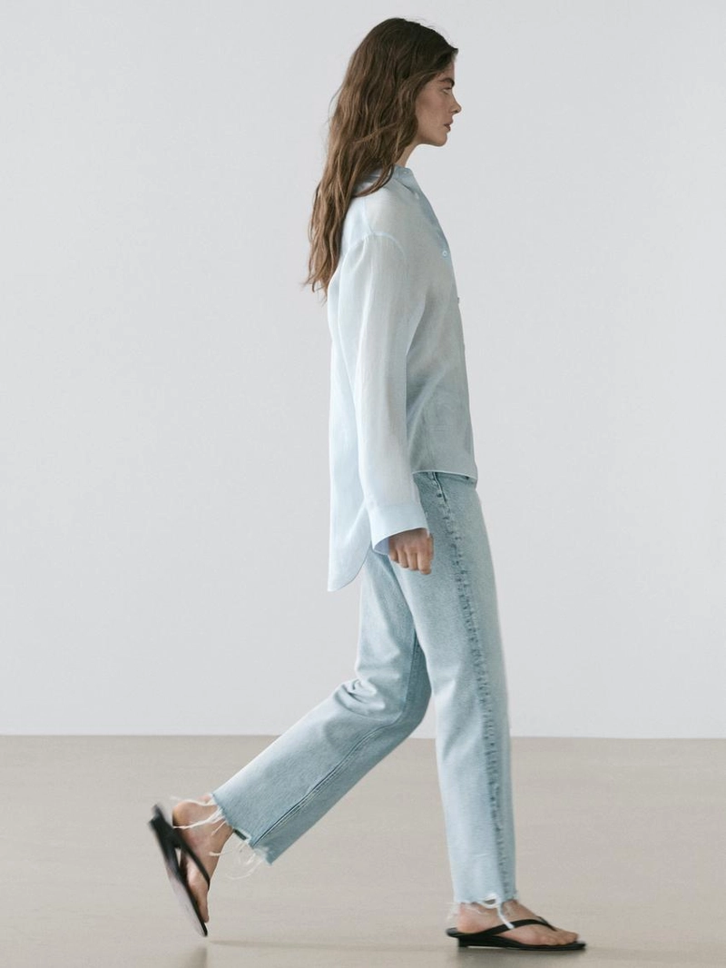 Рубашка с рубашечным воротником