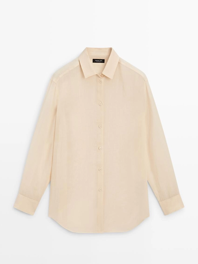 Рубашка с воротником с рубашкой из коллекции massimo dutti