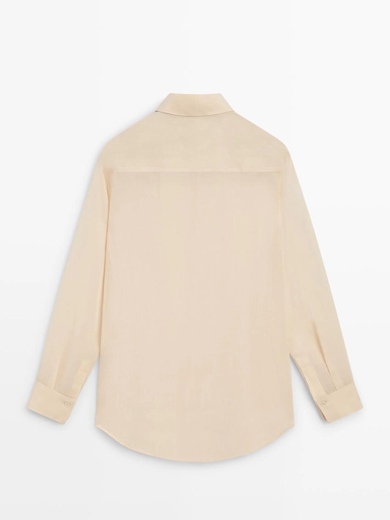 Рубашка с воротником с рубашкой из коллекции massimo dutti