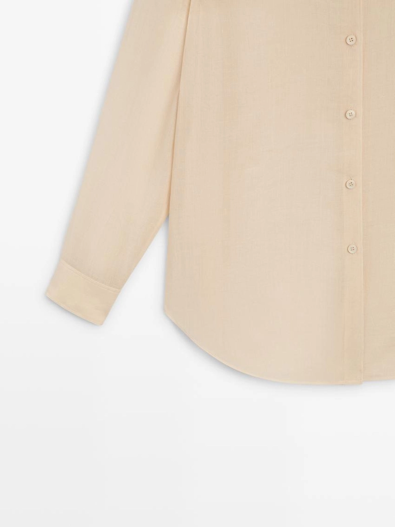 Рубашка с воротником с рубашкой из коллекции massimo dutti