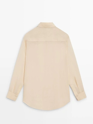 Рубашка с воротником с рубашкой из коллекции massimo dutti- Заказать в России