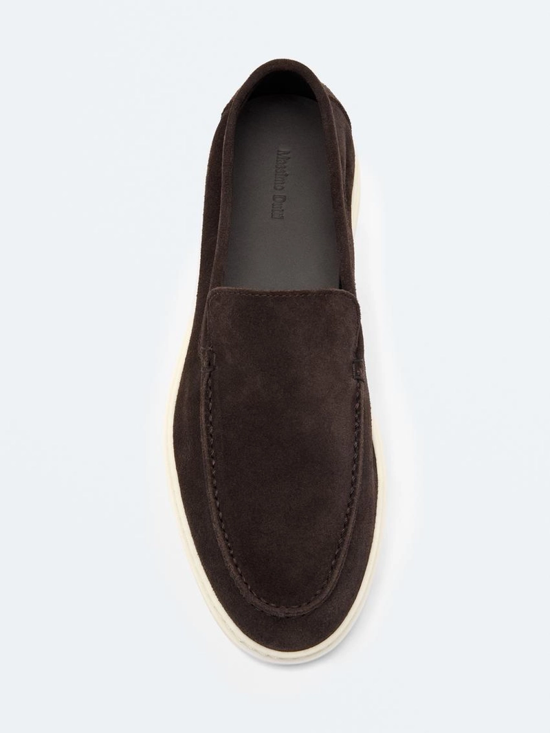 Мокасины из разделочной кожи с мокасинами на мыске