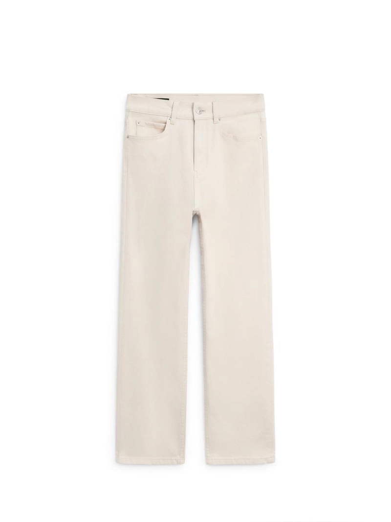 Джинсы прямого кроя средней посадки