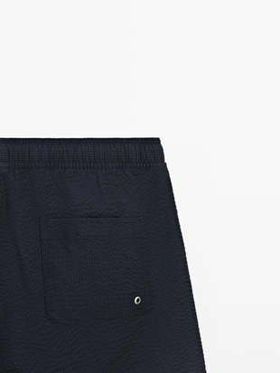 NAVY BLUE | 0691/199/401 - Massimo Dutti Одноцветный купальник