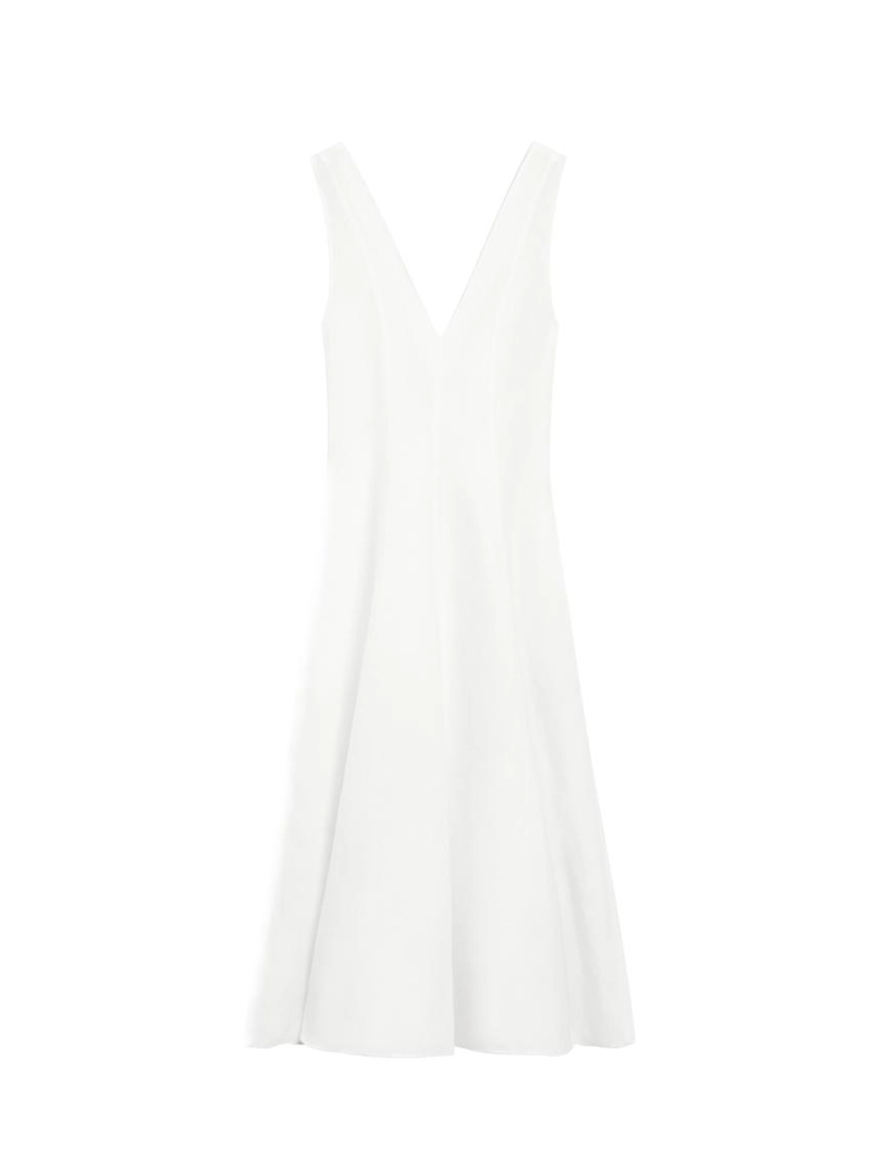 Платье миди из льна