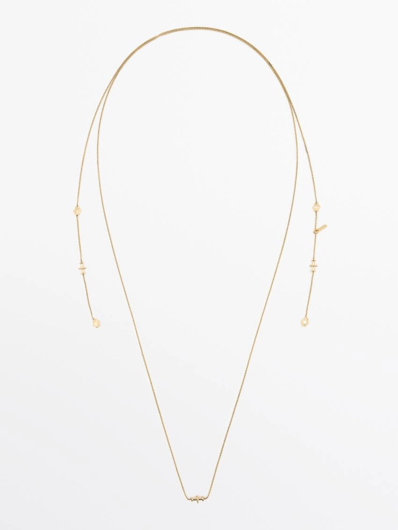 Ожерелье с разнонаправленными элементами