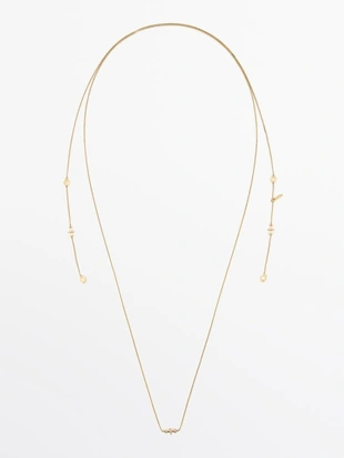 Ожерелье с разнонаправленными элементами- Заказать в России