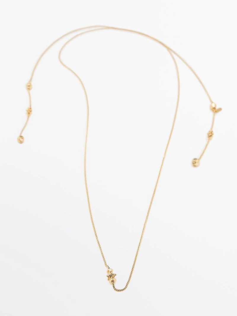 Ожерелье с разнонаправленными элементами